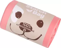 Starch Bag StarchBag StarchBag Biologiškai skaidžios maišeliai ant šunų kakučių 15 vienetų