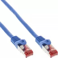 InLine Patchcord S/FTP, PiMF, Cat.6, 250MHz, PVC, CCA, mėlyna 10m (76110B)
