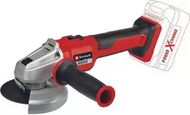 Kampinis šlifuoklis Einhell AXXIO 18/115 Q Solo; 115 mm; 18 V (be akumuliatoriaus ir pakrovėjo)