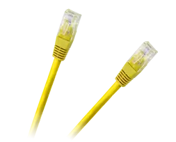 Oem Patchcord kabelis UTP 8c kištukas-kištukas 0.5 m CCA geltona cat.6e