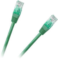 Oem Patchcord kabelis UTP 8c kištukas-kištukas 0.5 m CCA žalia cat.6e