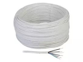 5526# Oem Signalizacijos kabelis YDTY 6-branduolių 0.5mm - baltas - 100m