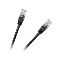 LP Oem Patchcord UTP 8c kabelis CCA 0.5m Juodas