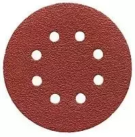 Velcro šlifavimo popierius, skersmuo 125 mm, 8 skylės, grūdėtumas 400, Makita [P-43614]