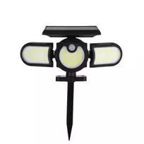 6W LED prožektorius su saulės baterija su judesio davikliu