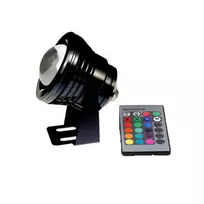 IP67 10W 12V RGB LED šviestuvas su nuotolinio valdymo pulteliu