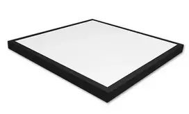 60W 4500K 600*600*38mm JUODA Virštinkinė LED Panelė Kvadratinė Natūrali Balta šviesa