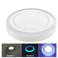 Virštinkinė LED panelė 6+3 (9w) su mėlynu