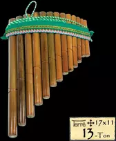Skudučiai 13 garsų Terre Panpipe 13