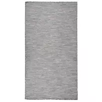 Lauko kilimėlis, rudas ir mėlyna, 80x150cm, plokščio pynimo