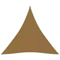 Uždanga nuo saulės, taupe spalvos, 3x3x3m, HDPE, 160g/m²
