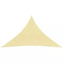 Uždanga nuo saulės, smėlio, 3,5x3,5x4,9m, HDPE, 160g/m²