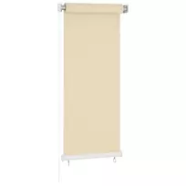 Lauko roletas, kreminės spalvos, 60x140cm, HDPE