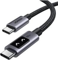 UGREEN Uno L509 100W USB-C auf USB-C Ladekabel PD 3.0 LED Display Nylonummantelung Aluminiumgehäuse 1m (35501)