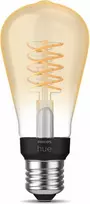Philips Hue W 7.2W Filament ST64 E27 | E27 | 7 W | Minkštas baltas 2100K | Bluetooth ir Zigbee