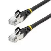StarTech StarTech.com NLBK-50C-CAT6A-PATCH tinklo kabelis Juodas 0,5 m S/FTP (S-STP)