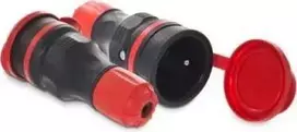 Blow Vienas GN-54 lizdas su juodu/raudonu įžeminimu