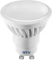 GTV LED lemputė 10W, GU10, SMD 2835, šiltai balta, AC220-240V, šviesos kampas 120°, 720lm, 87m