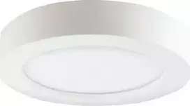 Lubinis šviestuvas Orno CITY LED 12W, įleidžiamas šviestuvas, paviršinio montavimo, apvalus, 800lm, 3000K, baltas, su integruotu LED maitinimo šaltiniu