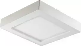 Lubinis šviestuvas Orno LETI LED 24W, įleidžiamas šviestuvas, paviršinio montavimo, kvadratinis, 1900lm, 3000K, baltas, su integruotu LED maitinimo šaltiniu