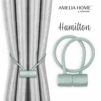 AmeliaHome Užuolaidų rišikliai Hamilton šviesiai mėlyni, 2 vnt.