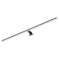 Lubinis šviestuvas Orno NORTES LED 18W, veidrodinis šviestuvas, 1600lm, 4000K, ilgis 100 cm, aliuminis, juodas