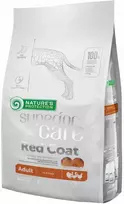 Nature's Protection Superior Care Raudona Coat paukštiena Adult All breeds 1.5kg, visų veislių raudonkailių šunų sausas begrūdis pašaras su paukštiena