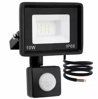 10W 6000K IP66 LED lauko prožektorius su judesio davikliu