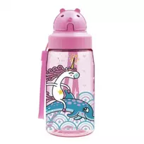 Įvairių spalvų vaikiška gertuvė Laken TRITAN Bottle 0,45 L. OBY Cap - Rožinė