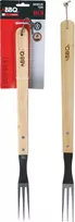 Bbq Line Grilio šakutė su medine rankena 46 cm