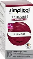 Mondex SIMPLICOL Barwnik do tkanin INTENSIV RUBIN-RAUDONA 560g