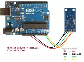 Kita Šviesos intensyvumo jutiklis BH1750 Arduino priedas