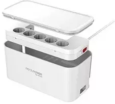 Carruzzo RealPower PowerBox 522 elektros tinklo ilgintuvas 1,5 m 5 AC išvestis(ys / čių) Vidaus Balta