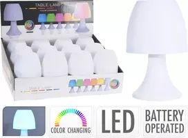 Lifetime LED naktinė lempa 19 cm, įvairiaspalvė, moderni