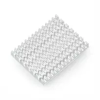Odseven Radiatorius 40x30x5mm Raspberry Pi 4 40x30x5mm - sidabrinis