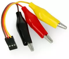 Oem 3 kontaktų servo jungtis su krokodilo spaustukais