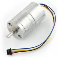 Dfrobot Bešepetėlinis variklis su pavara 25Dx43L 45:1 su PWM tvarkykle + enkoderiu