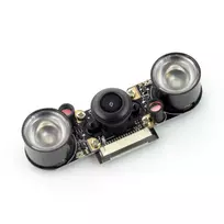 PiHut ZeroCam NightVision FishEye - 5Mpx naktinė Fisheye kamera - skirta Raspberry Pi