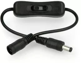 Oem DC kabelis 2.1x5.5mm su jungikliu - 35cm