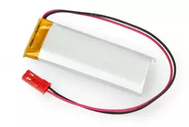 Akyga Li-Pol akumuliatorius 750mAh 1S 3.7V - JST-BEC jungtis + lizdas - 58x21x6mm