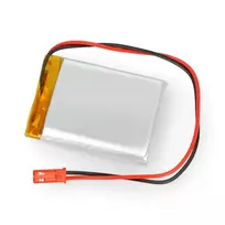 Akyga 1800mAh 1S 3.7V Li-Pol akumuliatorius - JST-BEC jungtis + lizdas - 50x40x8mm