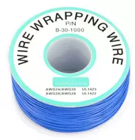 Oem Izoliuota PVC dengta 30AWG vielos vyniojimo ritė 250m - mėlyna
