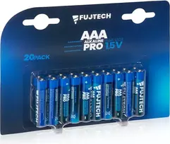 Fujtech Fuj: tech Alkaline Pro AAA 1,5 V šarminė baterija, 20 vnt