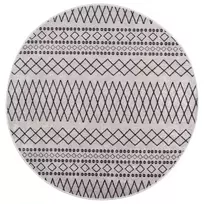 Kilimas, juodos ir baltos spalvos, 120cm, neslystantis