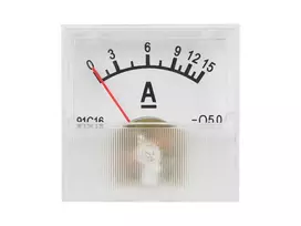 Blow Analoginis kvadratinis ampermetras mini 15A