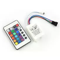 Blow Oem LED RGB juostos valdiklis su IR nuotolinio valdymo pulteliu - 24 mygtukai