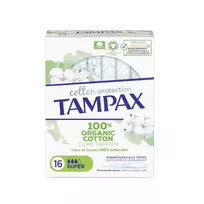 Tampax Organic Super tamponi 16 vienetų