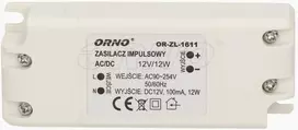 Orno Maitinimo šaltinis LED maitinimo šaltinis 12VDC 12W, IP20
