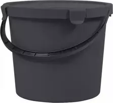 NHG Berry_Bucket Kibiras Plast Team, 10 l, pilka