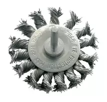 Proline Szczotka Diskinis šepetys su medvaržčiu, 75 mm skersmuo, 6 mm prolino kotas